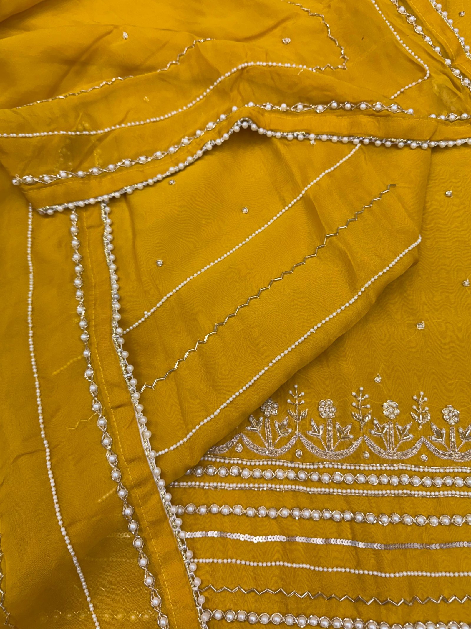 Organza Pearl Work Suit Dupatta (SD143-