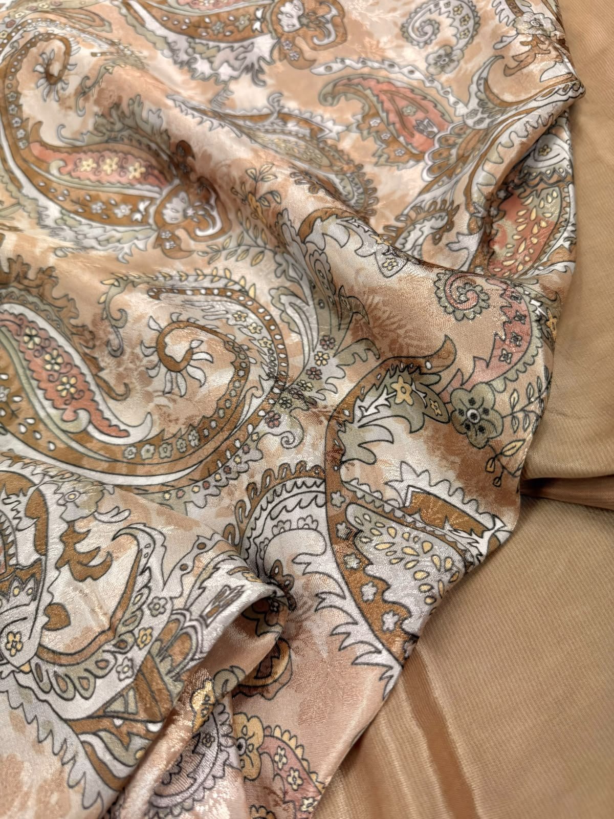 PRINTED SELF CRAPE MATCHING (PRSC) -  Beige