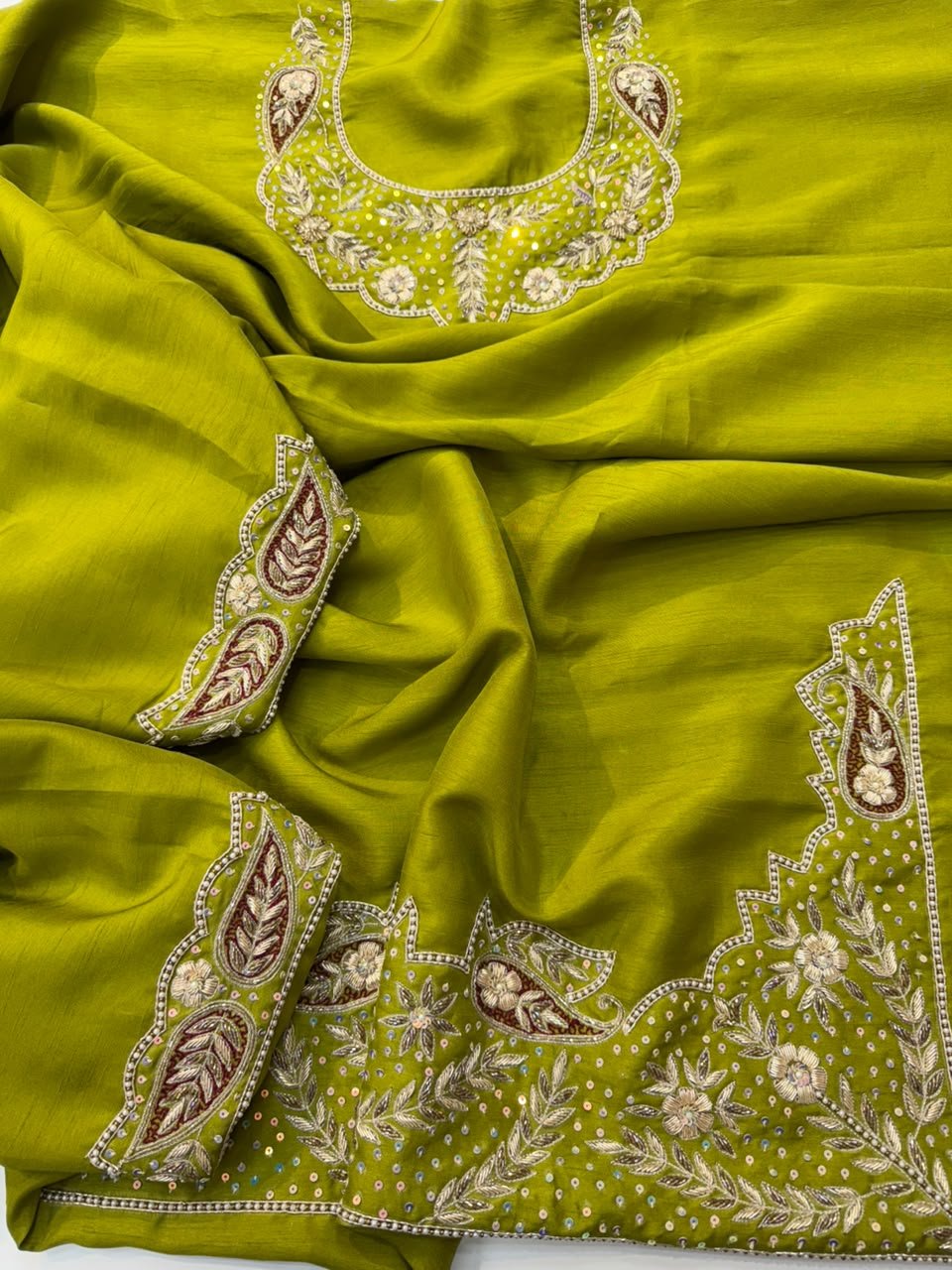 EMBROIDARY HAND WORK SUIT (SD362-
